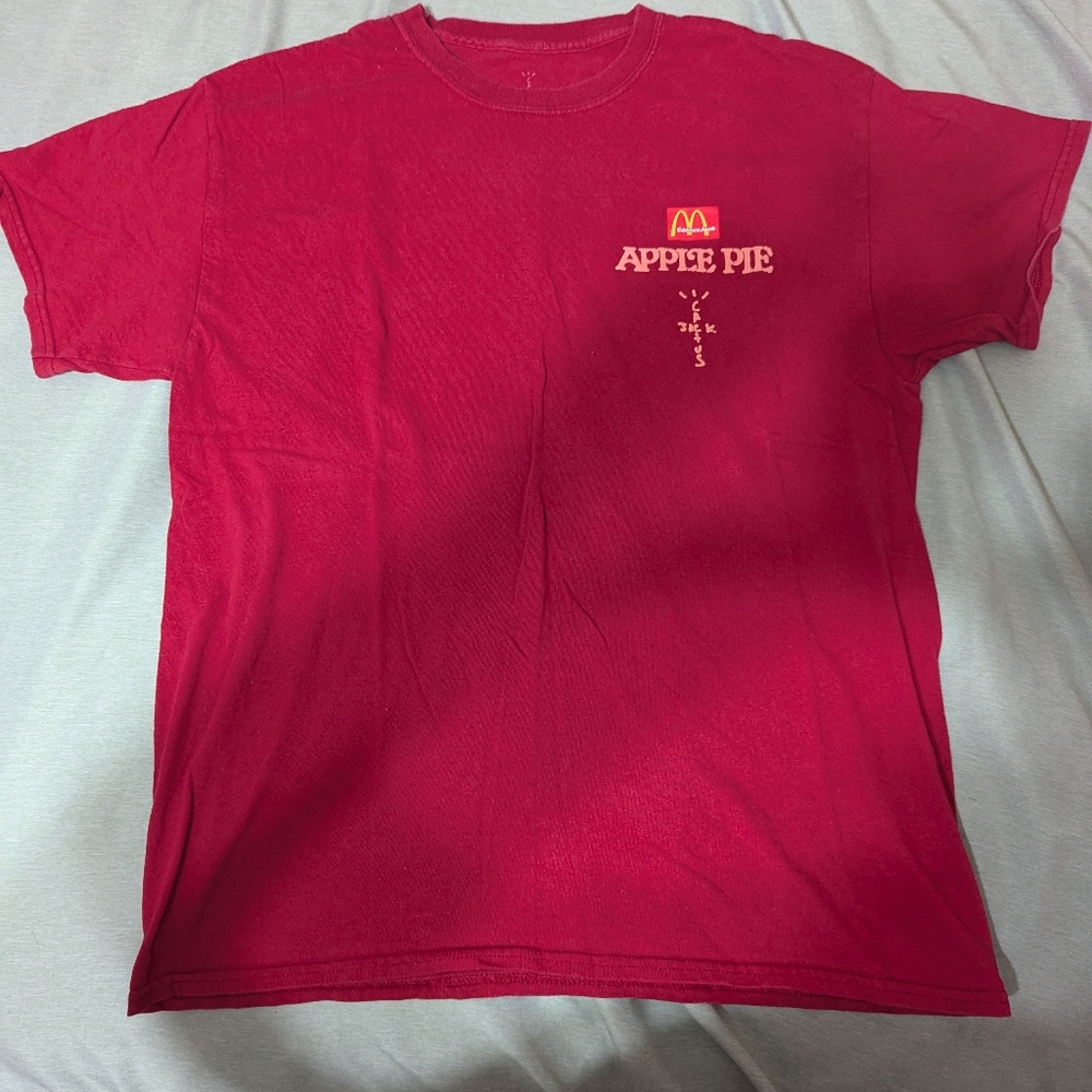 Travis Scott x McDonald collab t-shirt